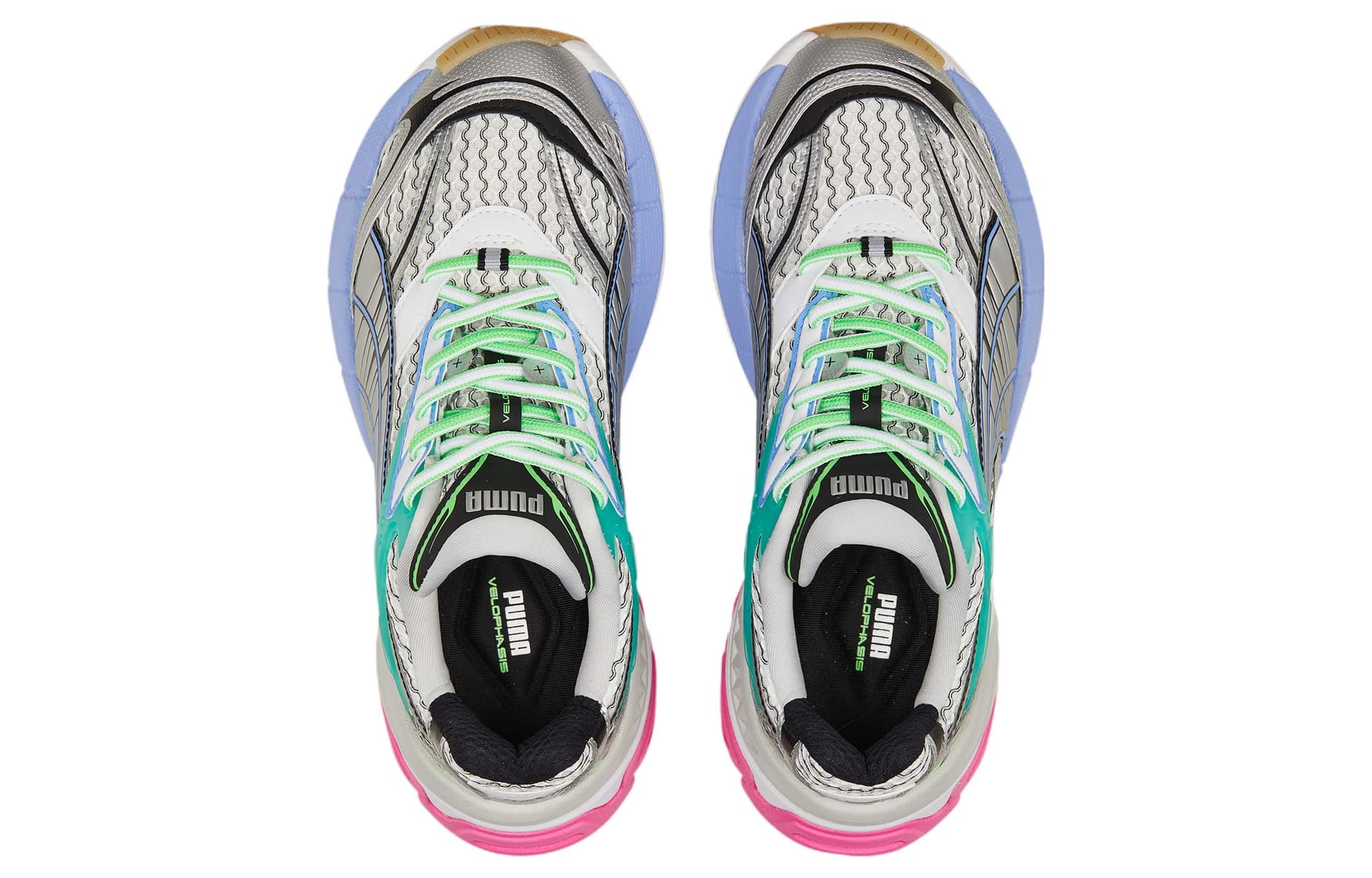 Кроссовки PUMA Velophasis Phased Silver White Pink - изображение 4