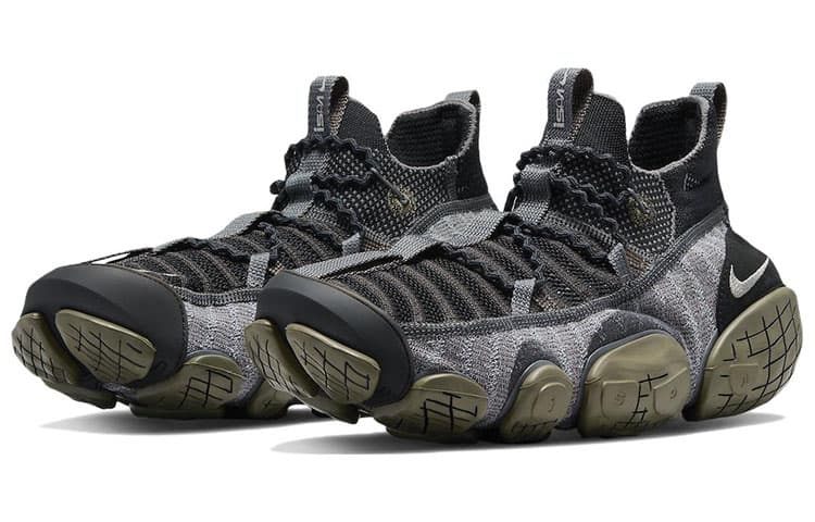 Кроссовки Nike ISPA Link "Black and Medium Olive" - изображение 3