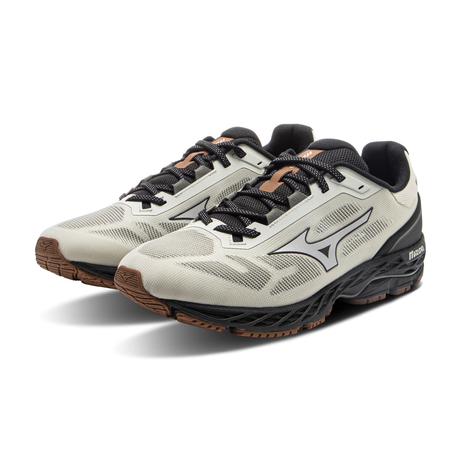 Кроссовки Mizuno Устойчивый к истиранию Дышащая Поддержка Отскок Низкий Верх Повседневная Обувь Унисекс Холодный Серый - изображение 3