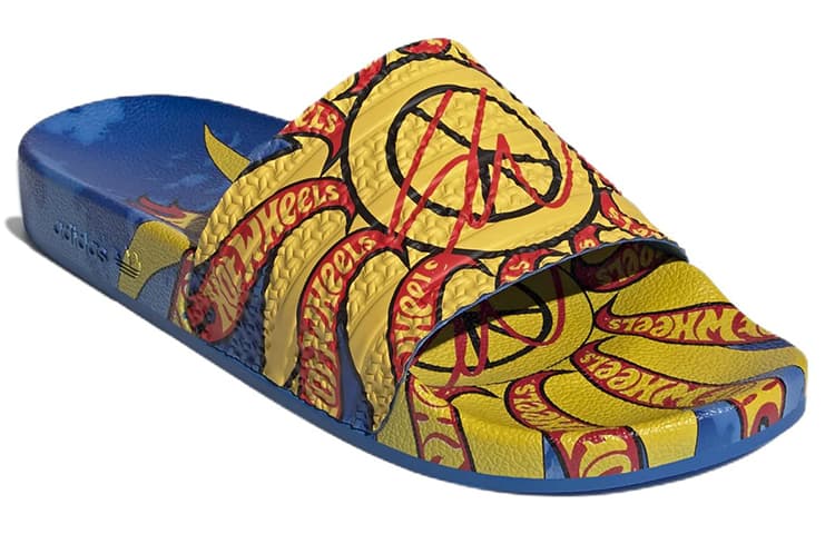 Сандалии Sean Wotherspoon x Hot Wheels x adidas Adilette - изображение 3
