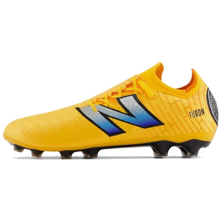 Кроссовки для футбола New Balance FURON PRO V7+ Футбольные бутсы Мужские Желтые - изображение 1