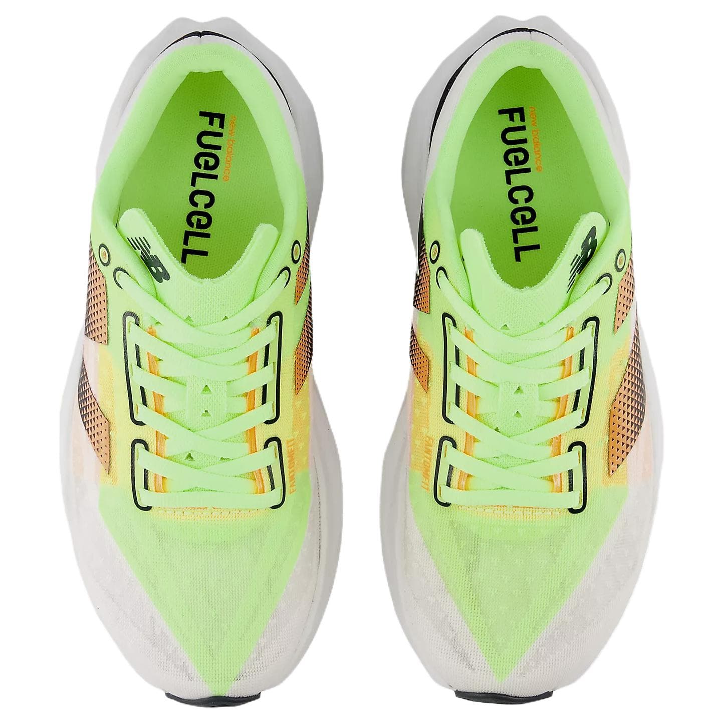 Кроссовки New Balance FuelCell Rebel V4 White Green Orange - изображение 4