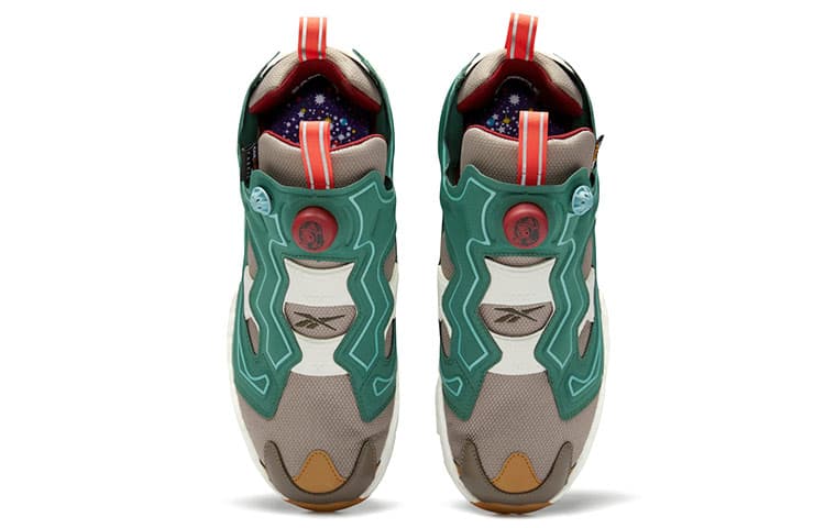 Кроссовки Billionaire Boys Club x Reebok Instapump Fury Brown Green - изображение 5