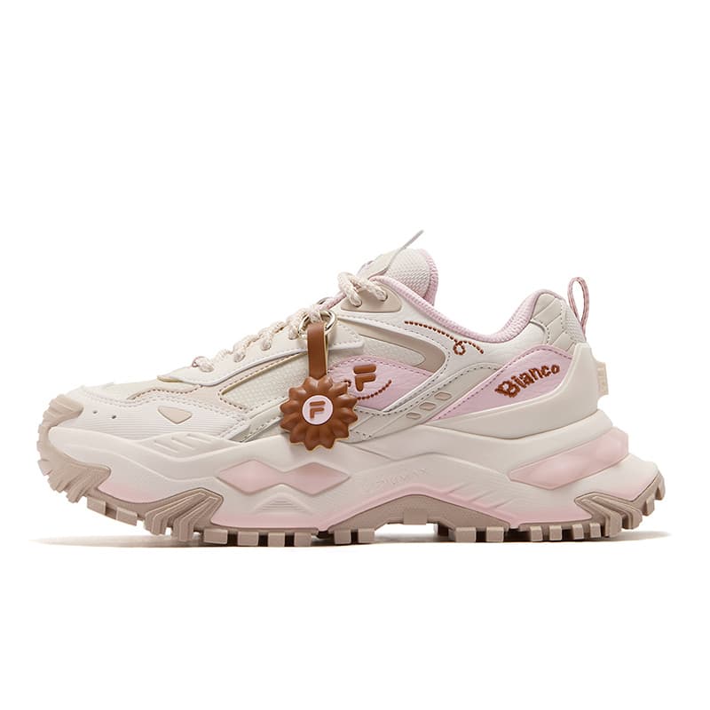 Кроссовки FILA FUSION BIANCO DX Бьянко Обувь Повседневная Женская Кремовый Порошок - изображение 1
