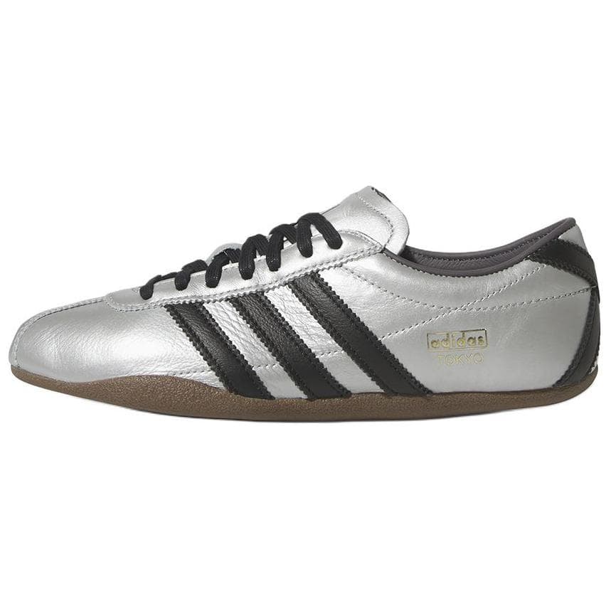 Кроссовки Adidas Originals Токио противоскользящая устойчивая к истиранию низкий топ повседневная обувь для женщин серебряный - изображение 1