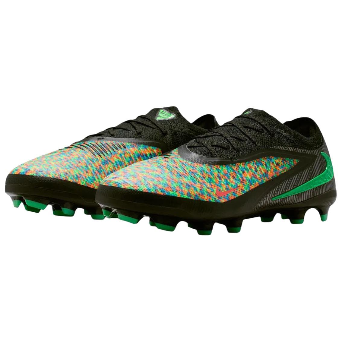 Бутсы NIKE Phantom 6 Лоу-топы Детские футбольные бутсы Черный Детский - изображение 3