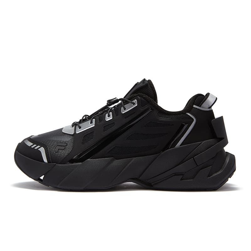 Кроссовки FILA FUSION Ti 22 Кэжуал Низкий Топ Черный/Silverware Серый Мужской - изображение 1