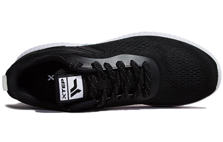 Кроссовки Xtep Mesh Lightweight Sneakers Black White - изображение 4