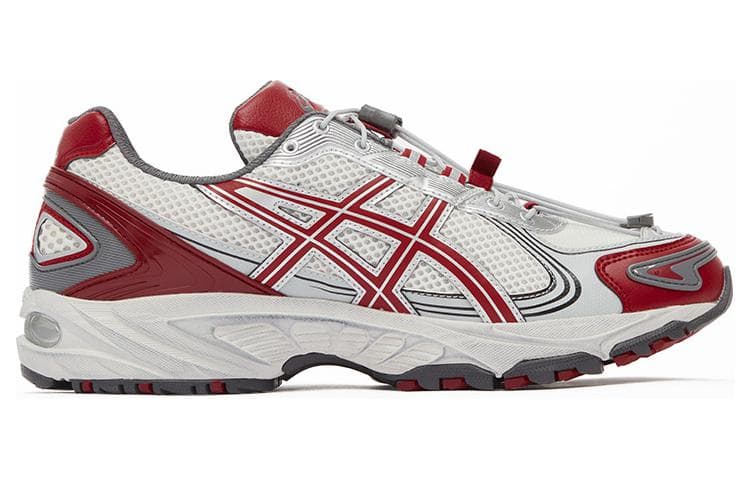Кроссовки Asics Gel Kahana TR V4 Амортизация Дышащий Низкий Верх Повседневная Обувь Унисекс Серый Красный - изображение 3