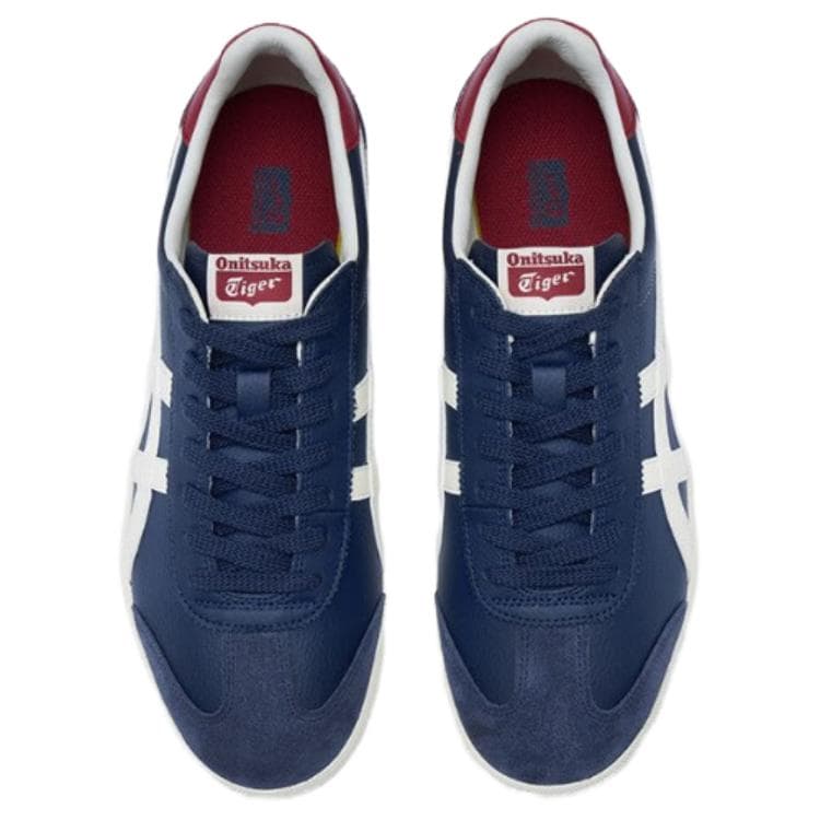 Кроссовки Onitsuka Tiger Tokuten Спилок коровья кожа устойчивая к истиранию низкий верх повседневная обувь унисекс синий - изображение 3