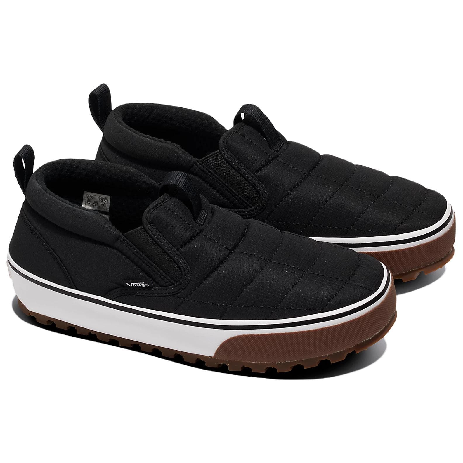Кроссовки Vans Snow Lodge Удобная и Легкая Термическая Низкая Повседневная Обувь Унисекс Черная - изображение 2