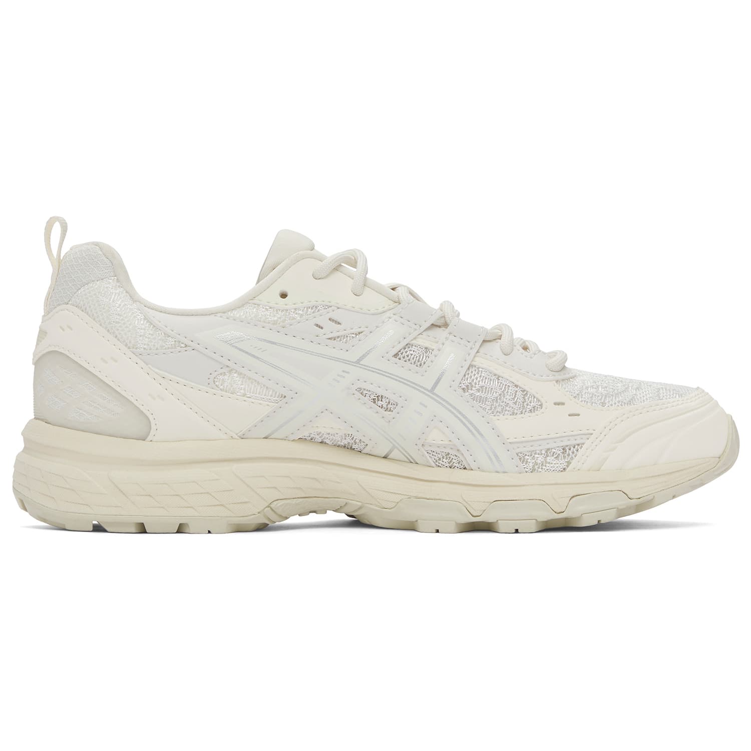 Кроссовки Asics Gel NUNOBIKI Амортизация Износостойкий Низкий Топ Повседневная Обувь Унисекс Лебедино-Белый - изображение 2