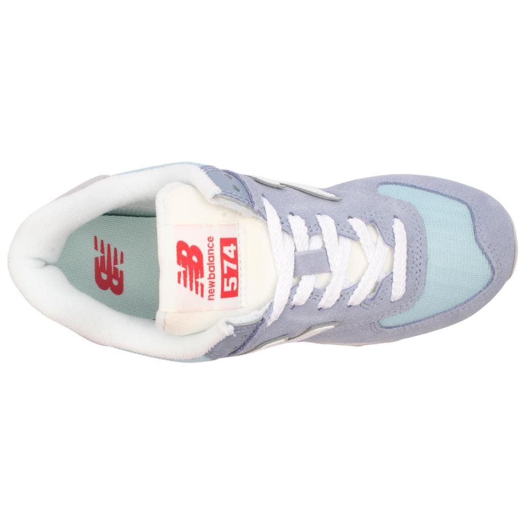 Кроссовки New Balance NB 574 Устойчивая к истиранию Низкая Повседневная Обувь Унисекс Фиолетовая - изображение 3