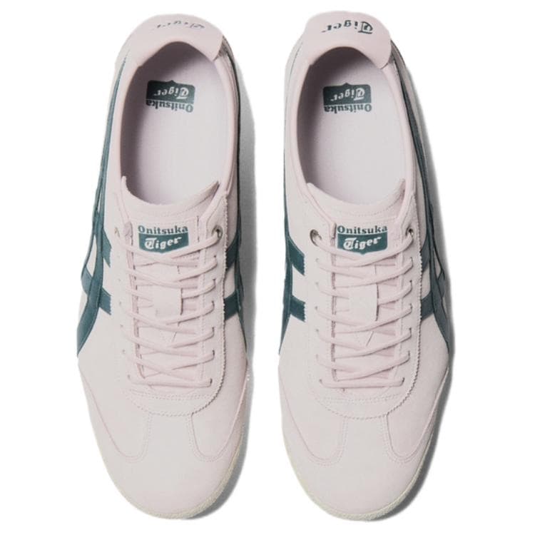 Кроссовки Onitsuka Tiger MEXICO 66 Противоскользящая Устойчивая к истиранию Низкий Топ Повседневная Обувь Унисекс Розовая - изображение 4