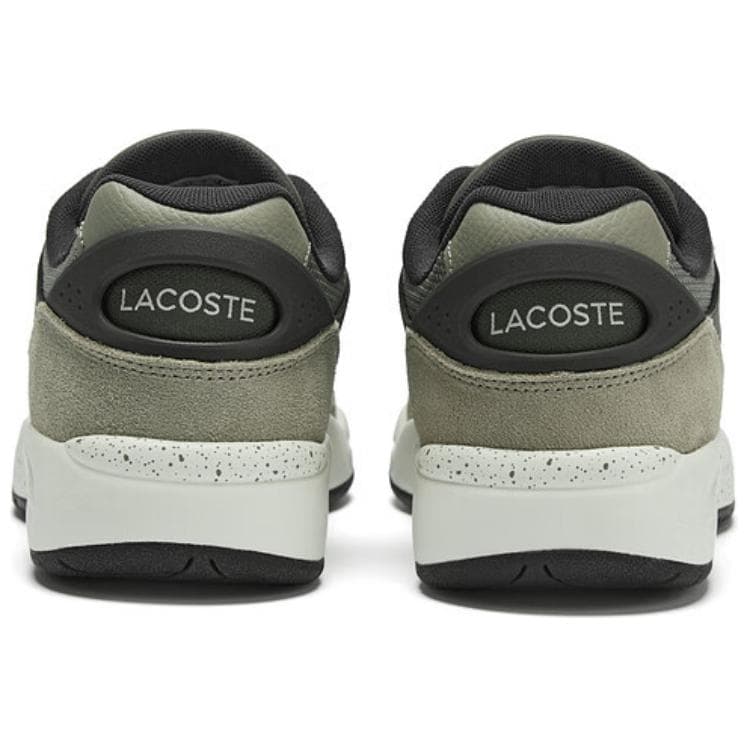 Кроссовки LACOSTE Противоскользящая Низкая Повседневная Обувь Мужская Зеленая - изображение 4