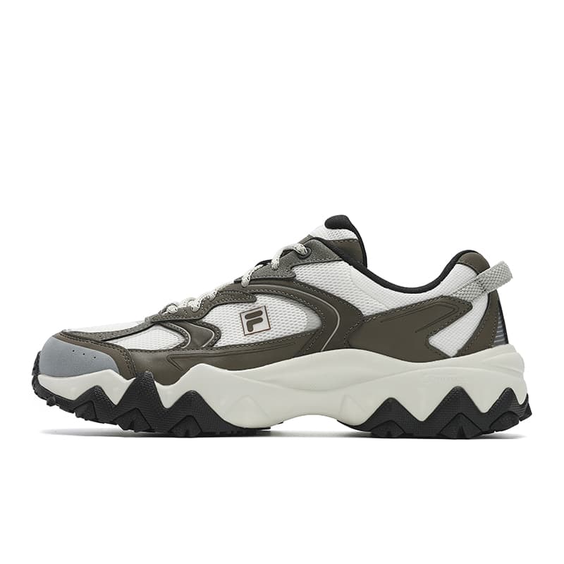 Кроссовки FILA OAKMONT 2S OUKE Starry 2S Low Top Повседневная обувь Мужская Белый Коричневый - изображение 1