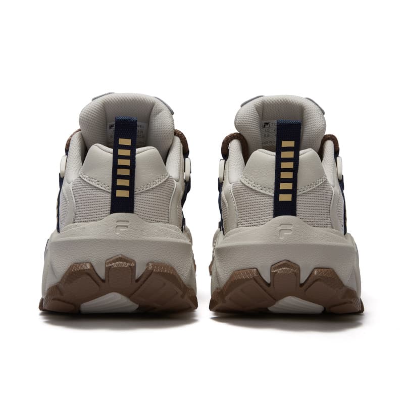 Кроссовки FILA FUSION EXOCET Горы Устойчивые к истиранию Низкие Повседневные Мужские Кроссовки Бежево-коричневые - изображение 4