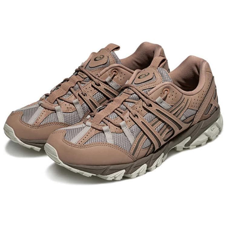 Кроссовки Asics Gel Sonoma 15 50 Износостойкий и Легкий Низкий Верх Повседневная Обувь Унисекс Серый Розовый - изображение 2