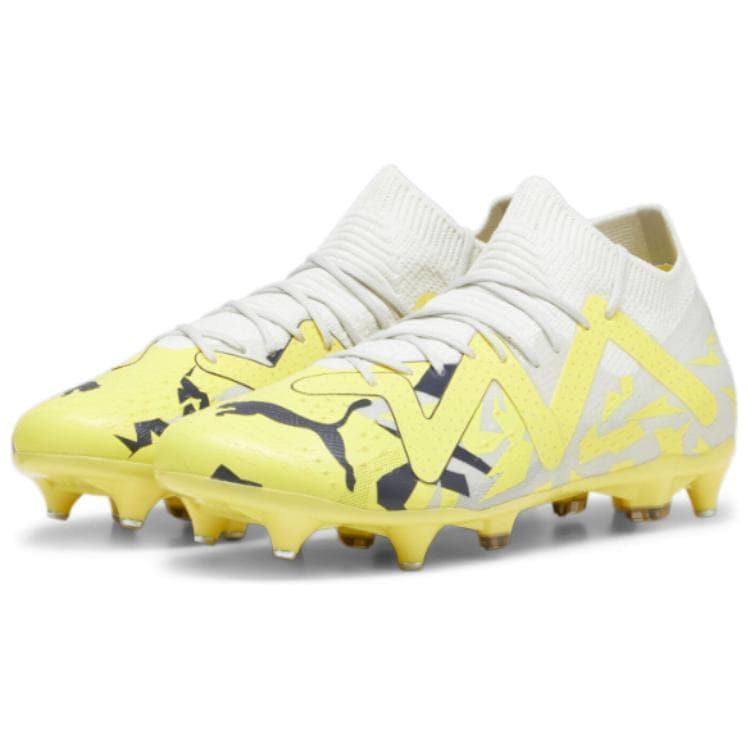Кроссовки для футбола PUMA Future Match Mxsg Удобная SG Мягкая трава Устойчивая к истиранию Футбольная обувь Мужская Желтая - изображение 3