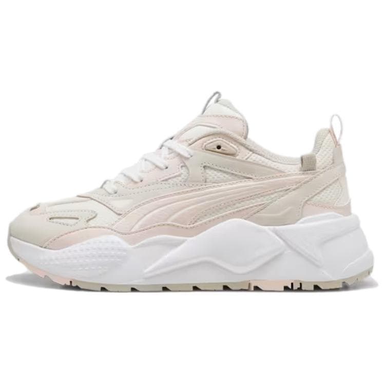 Кроссовки PUMA RS X Комфортная и Легкая Низкий Верх Повседневная Обувь Женская Экрю - изображение 1