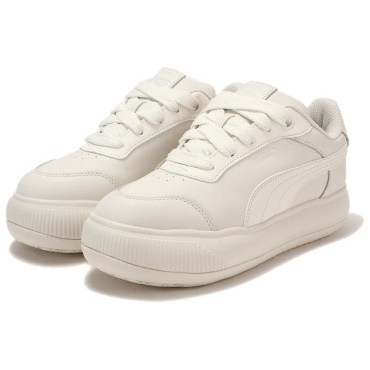 Кроссовки PUMA MAYU HYBRID Устойчивая к истиранию Низкий Топ Повседневная Обувь Женская Экрю - изображение 3
