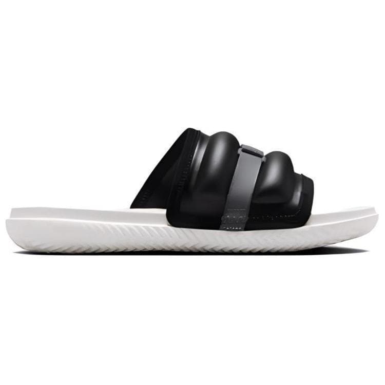 Сандалии Jordan Super Play Slide Удобные мягкие противоскользящие шлепанцы мужской черный белый - изображение 2