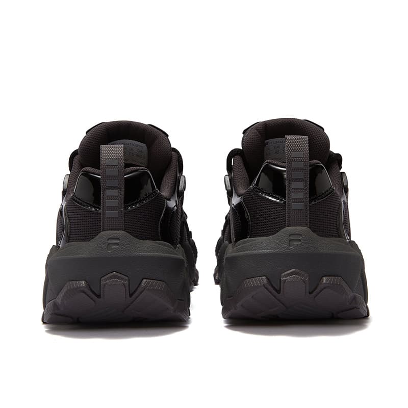 Кроссовки FILA FUSION exocet ii Устойчивая к истиранию Низкая Повседневная Обувь Мужская Черная Серый - изображение 4