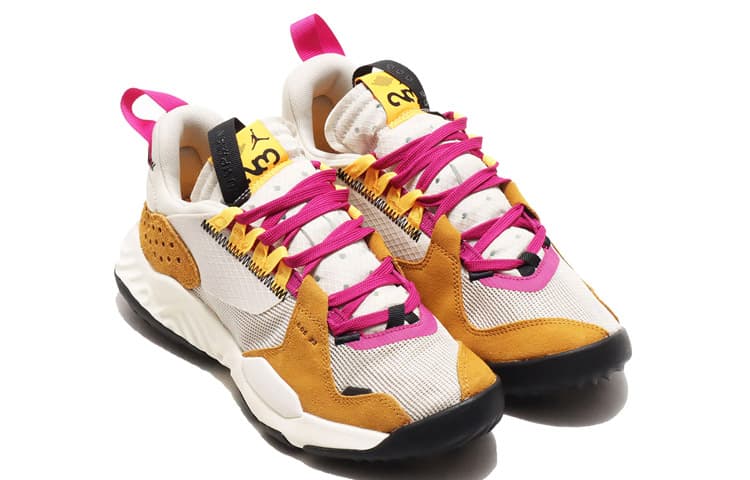 Кроссовки Jordan Delta Low White Pink Brown - изображение 3