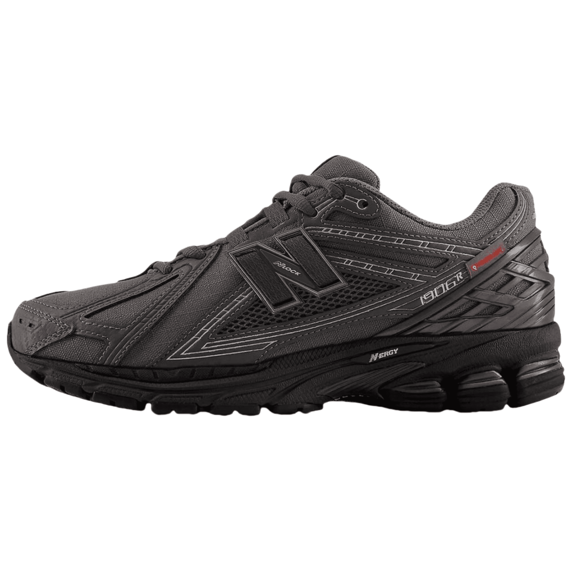 Кроссовки New Balance NB 1906R Противоскользящая Устойчивая к истиранию Повседневная обувь Унисекс Серый Черный - изображение 1
