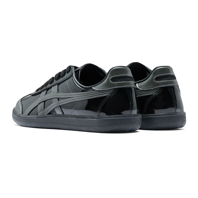 Кроссовки Onitsuka Tiger Tokuten Текстиль Кожа Низкий Верх Повседневная Обувь Унисекс Черный Серый - изображение 4