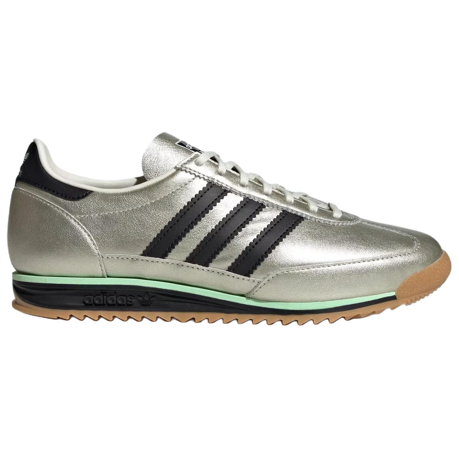 Кроссовки Adidas Originals SL 72 OG Повседневная обувь Женская Серебристый Черный - изображение 2