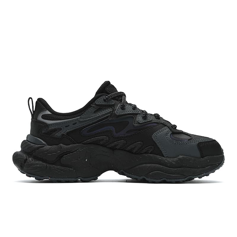 Кроссовки FILA Fern Low Top Повседневная обувь Женская Черная Серый - изображение 2