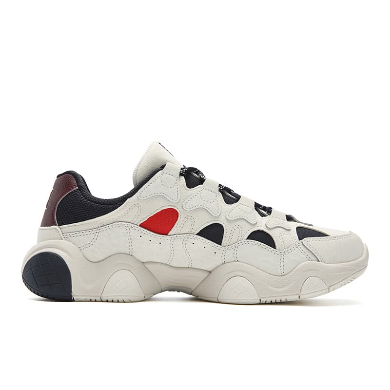 Кроссовки FILA JAGGER 2025 Износостойкий Легкий Низкий Топ Повседневная Обувь Мужская Серый Синий - изображение 2