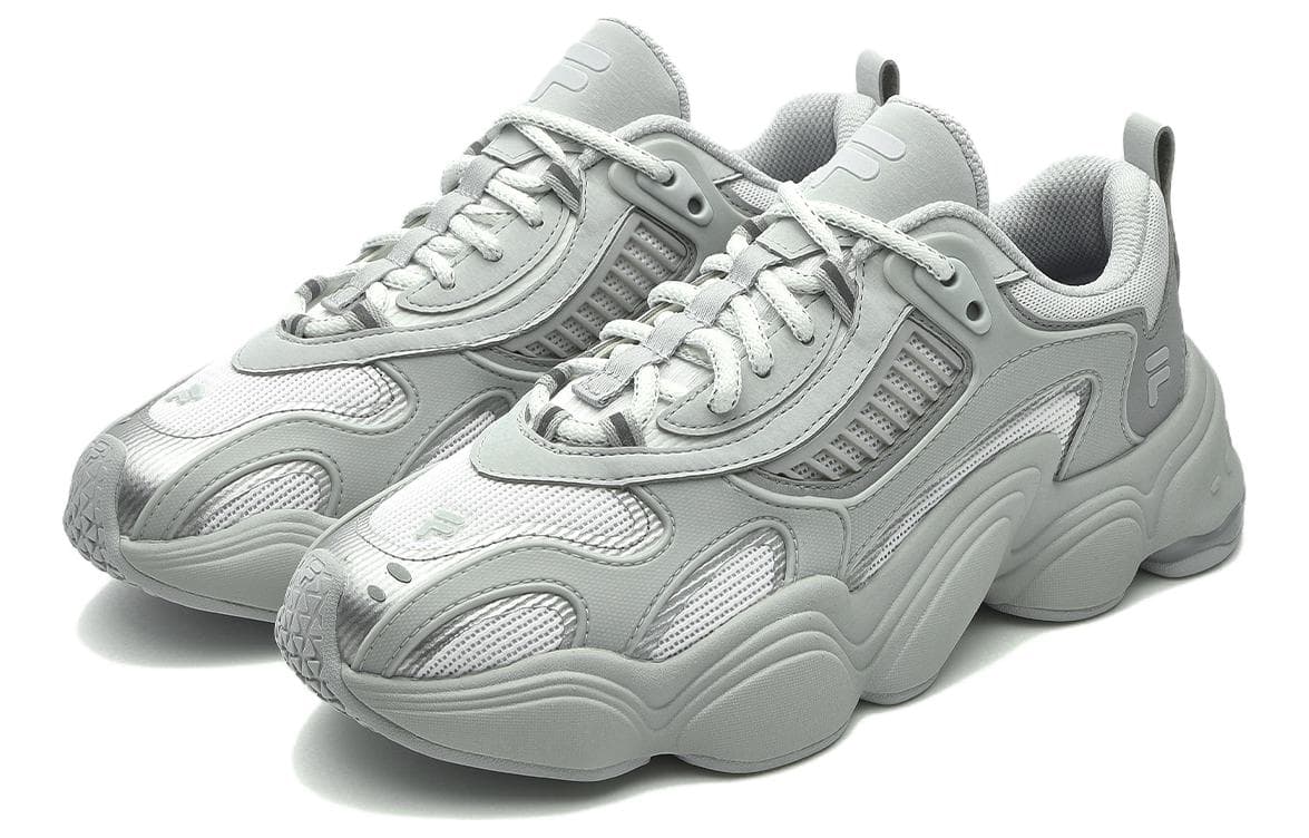 Кроссовки FILA FUSION TENACITY Текстиль Синтетическая кожа ТПУ (TPU) Низкий верх Повседневная обувь Женская Серый - изображение 2