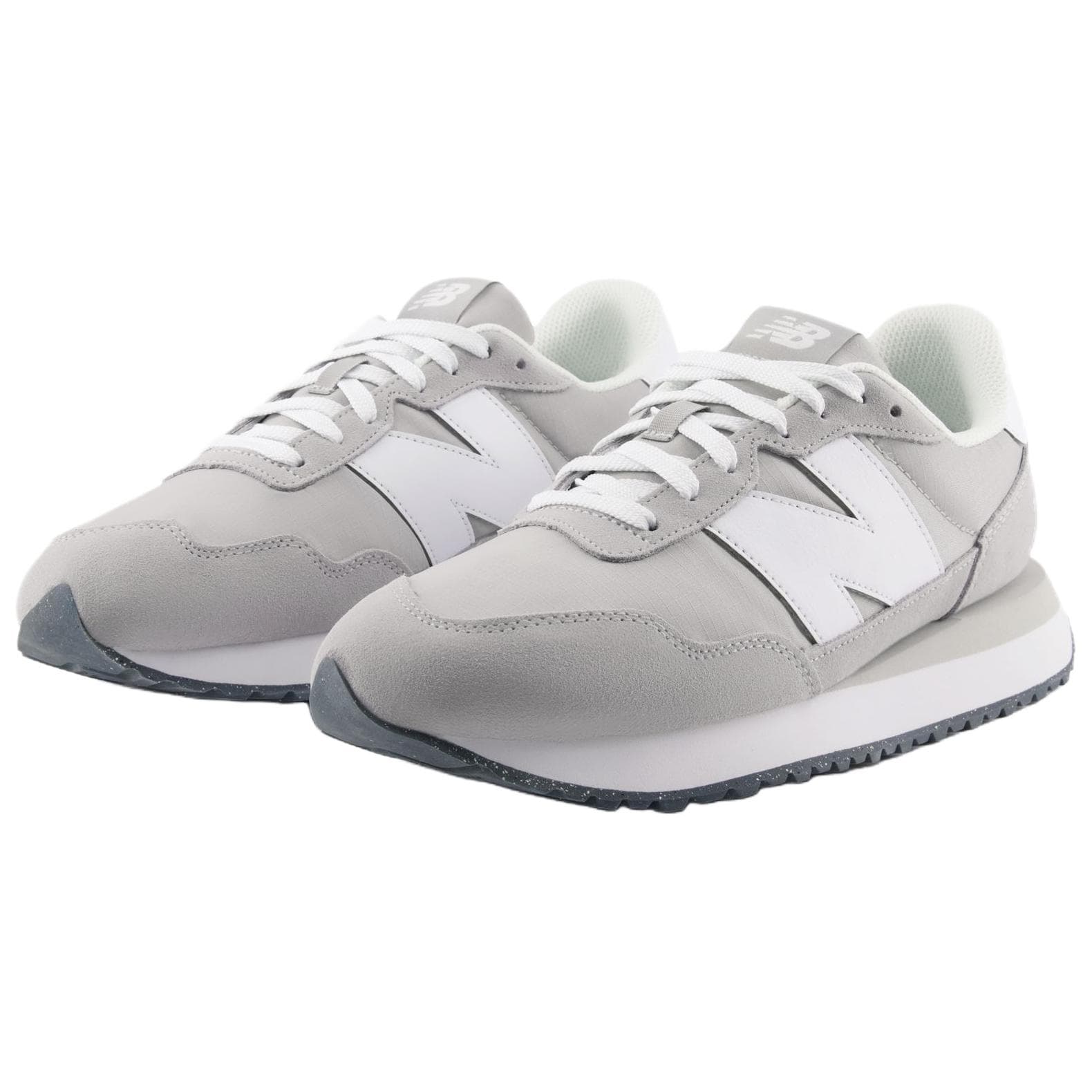Кроссовки New Balance NB 237 Устойчивая к истиранию Низкая Повседневная Обувь Унисекс Светло-Серый - изображение 3