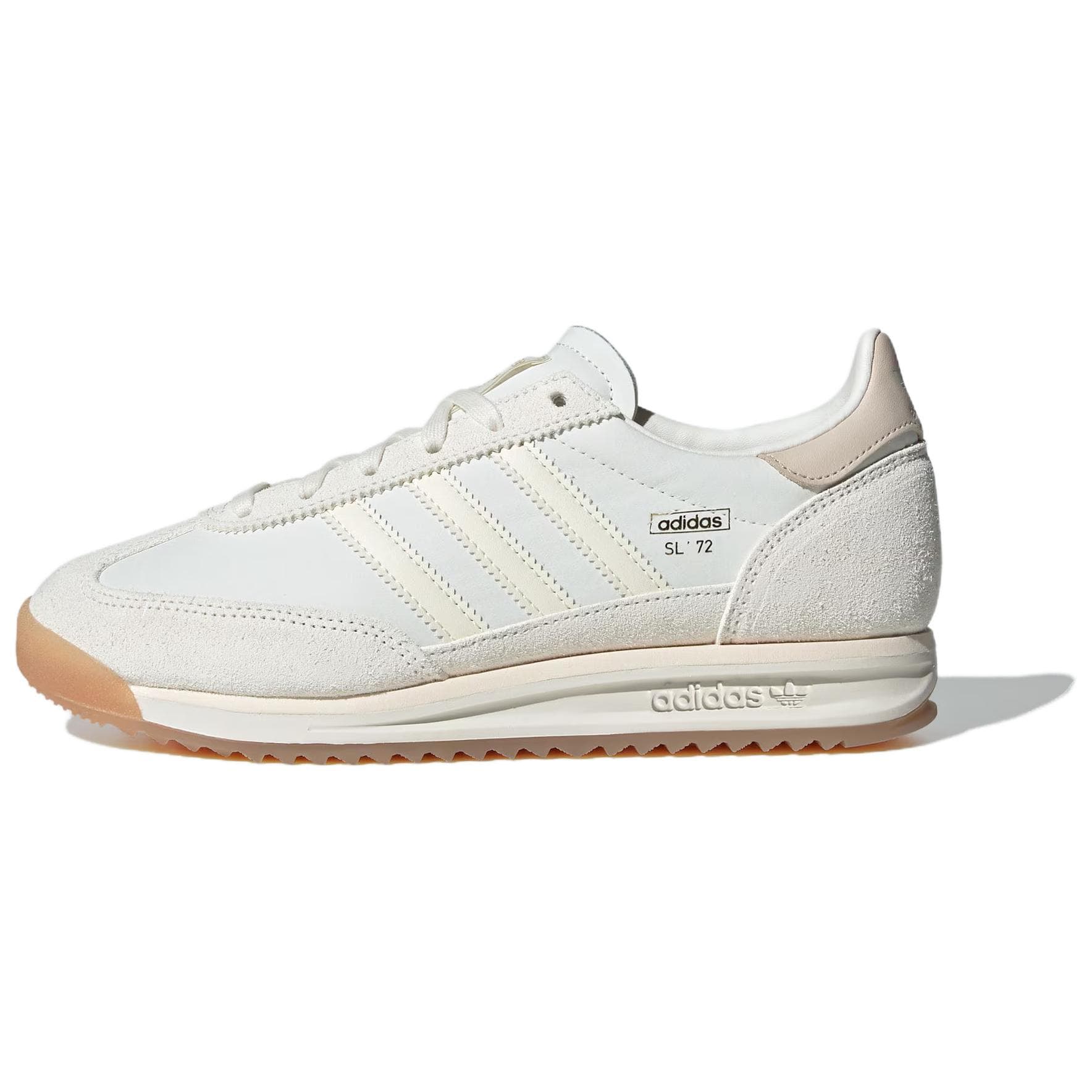 Кроссовки Adidas Originals SL 72 RS Противоскользящая Устойчивая к истиранию Низкий Топ Повседневная Обувь Женская Бежевая - изображение 1