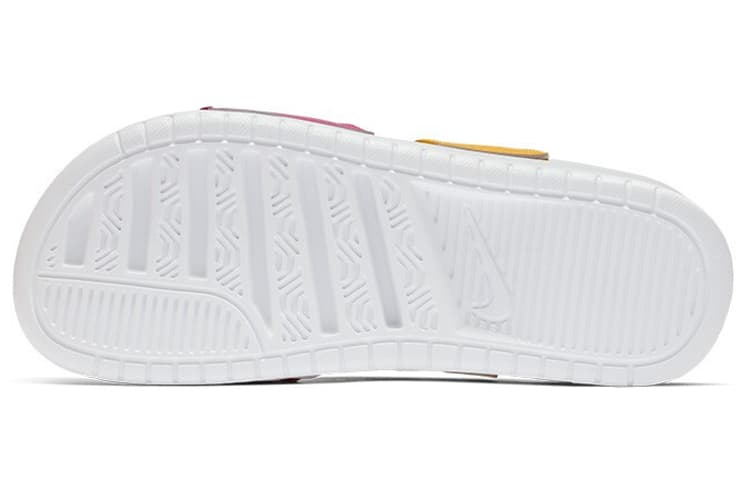 Сандалии Nike Benassi Duo Ultra Slide White Yellow Pink - изображение 4