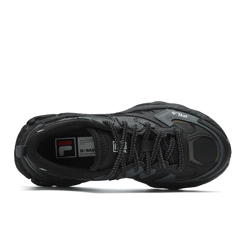 Кроссовки FILA Fern Low Top Повседневная обувь Женская Черная Серый - изображение 4
