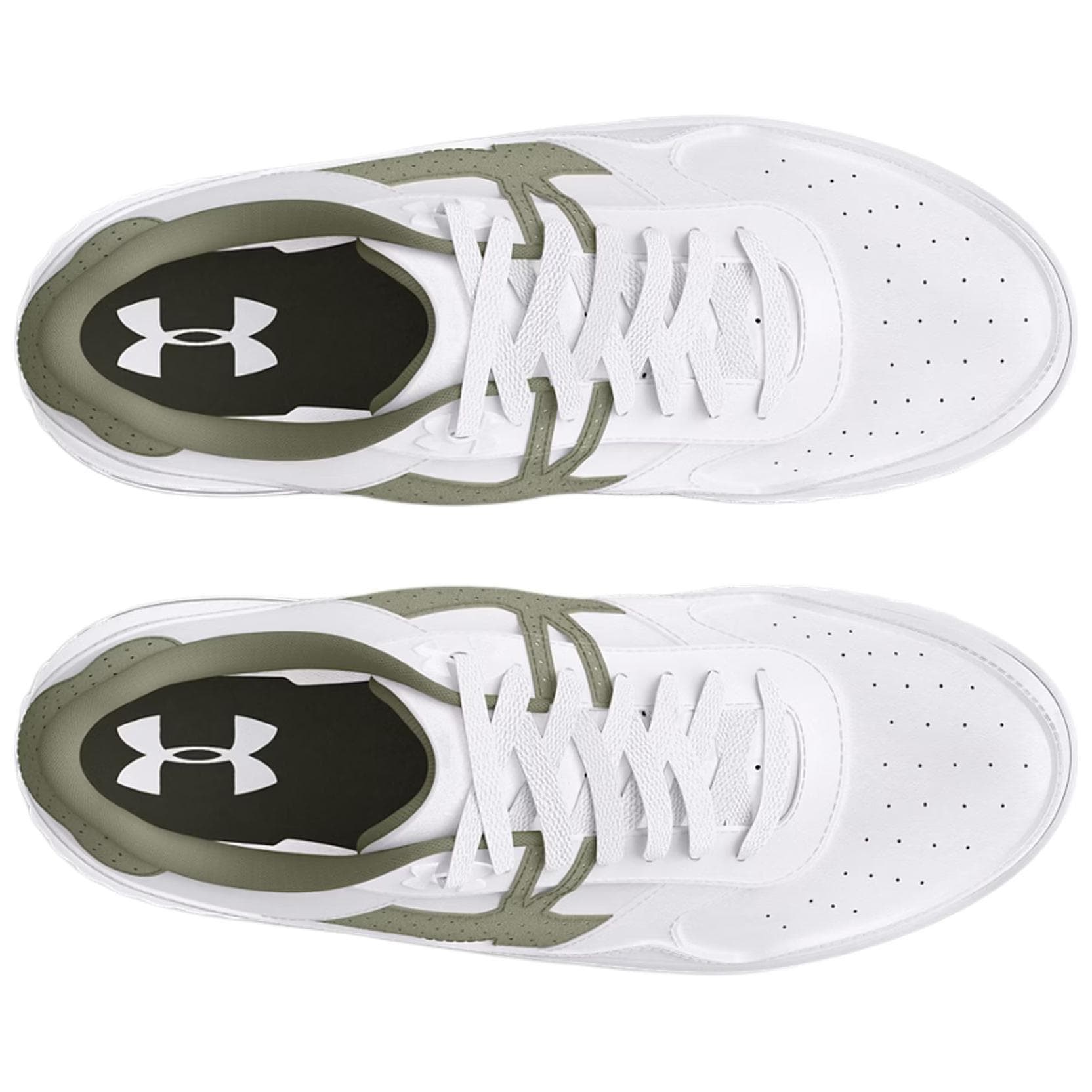 Кроссовки Under Armour Устойчивая к истиранию Низкий топ Повседневная обувь Женская Белая - изображение 4