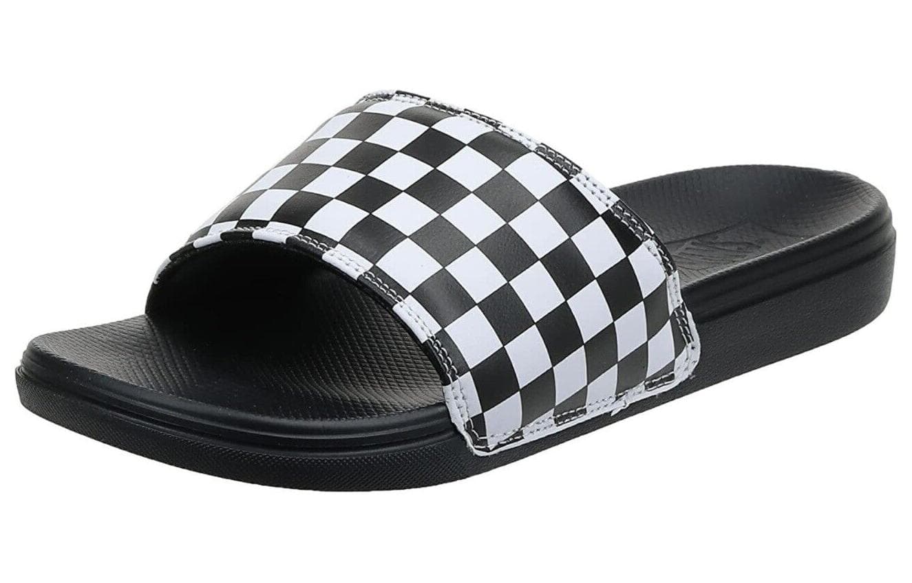 Сандалии Vans La Costa Slide-On Black White - изображение 2