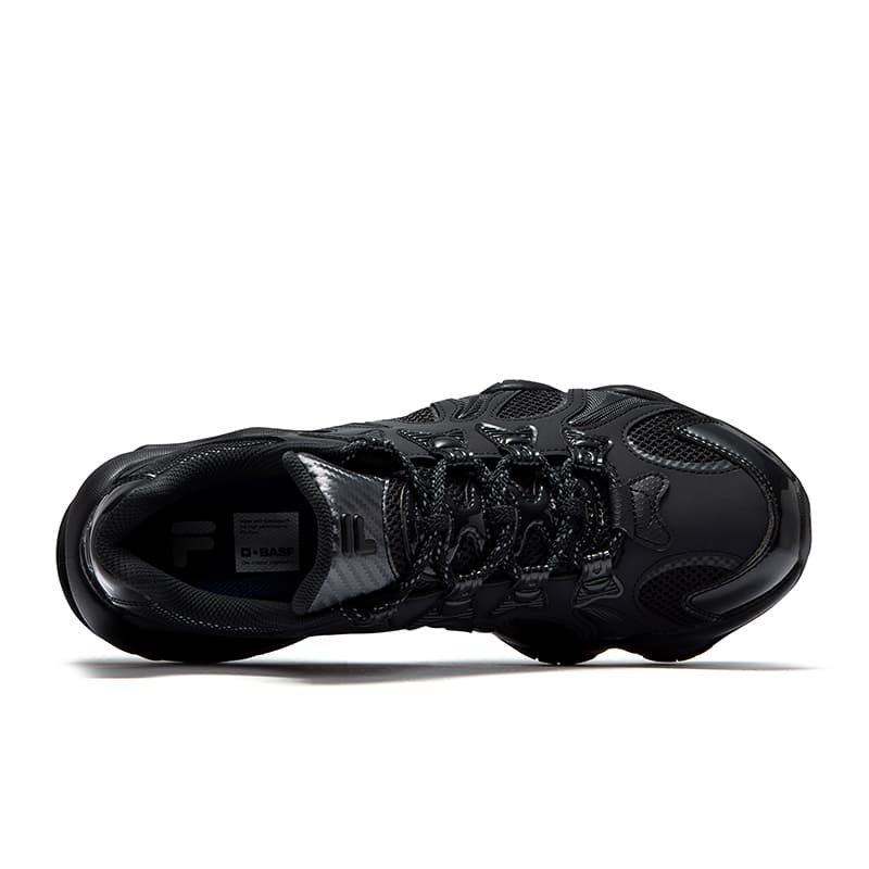 Кроссовки FILA FUSION Jagger 2050 Когтеточные туфли Низкий Топ Повседневная обувь Мужская Скачущий конь Черный - изображение 3