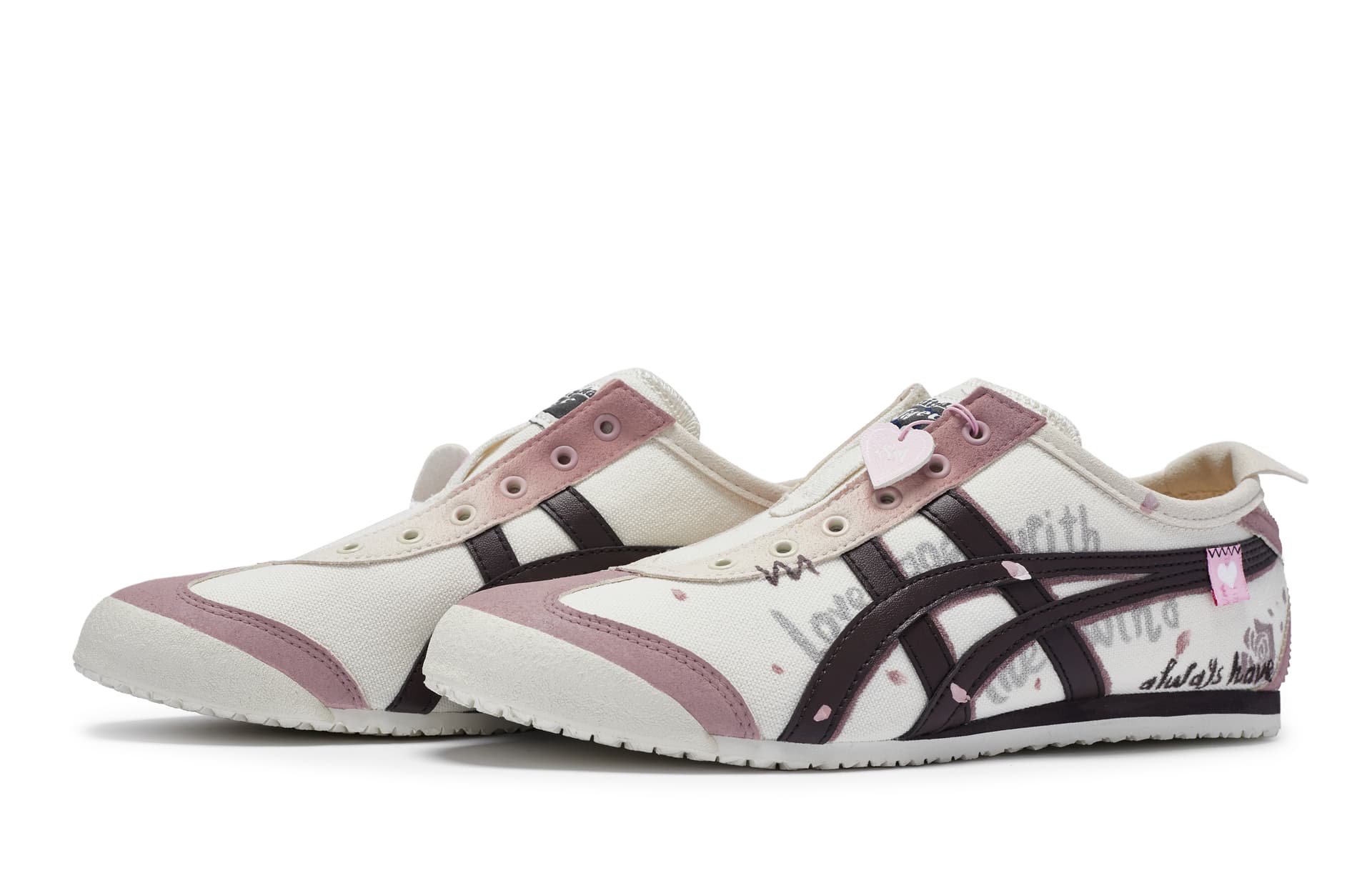 Кроссовки Onitsuka Tiger Mexico 66 Pink Purple White - изображение 4