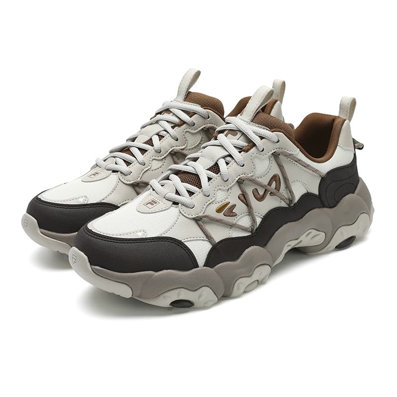 Кроссовки fila Low Топ Повседневная обувь Мужской Желто-коричневый - изображение 3