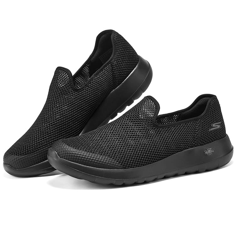 Кроссовки Skechers GO WALK Max Низкий Топ Повседневная Обувь Мужская Черная - изображение 3