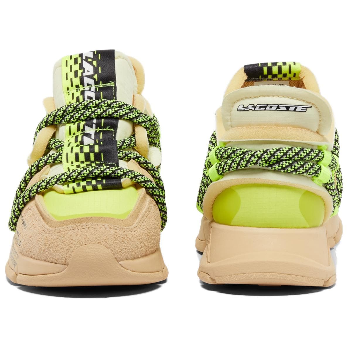 Кроссовки LACOSTE L003 Active Runway Противоскользящая Низкая Повседневная Обувь Мужская Зеленая - изображение 4