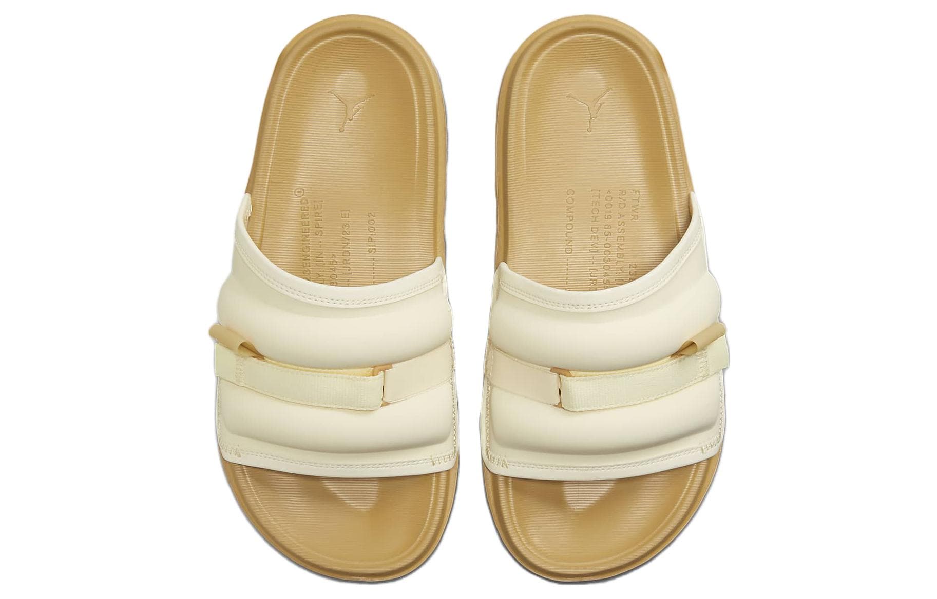 Сандалии Jordan Super Play Slide Brown White - изображение 3