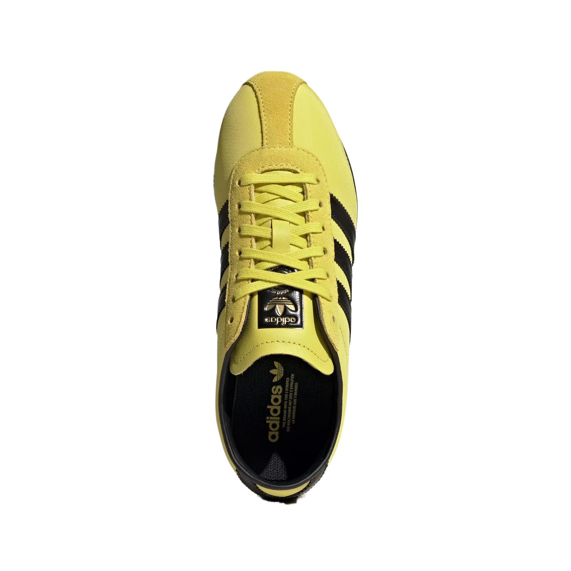 Кроссовки Adidas Originals Tokyo противоскользящие низкие кроссовки для тренировок женские черные желтые - изображение 5