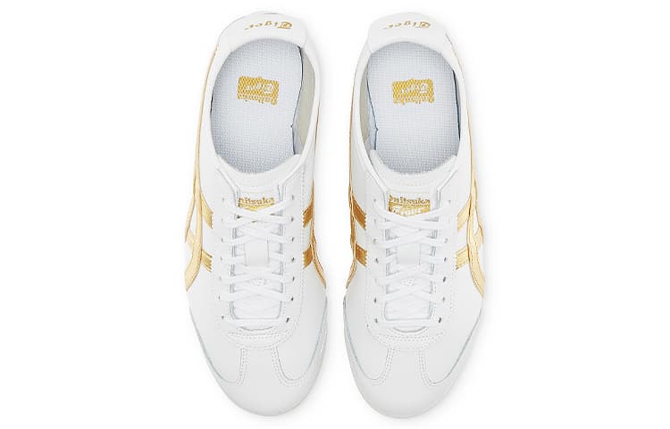Кроссовки Onitsuka Tiger Mexico 66 Cold White Bright Gold - изображение 4