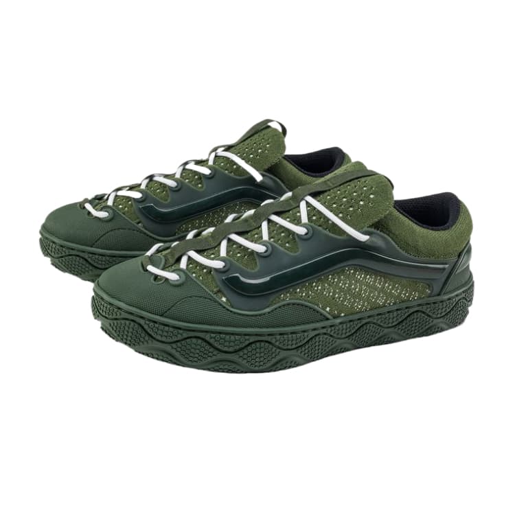 Кроссовки Vans LX OLD SKOOL Низкие кеды Повседневная обувь Унисекс Сосново-зеленый - изображение 2