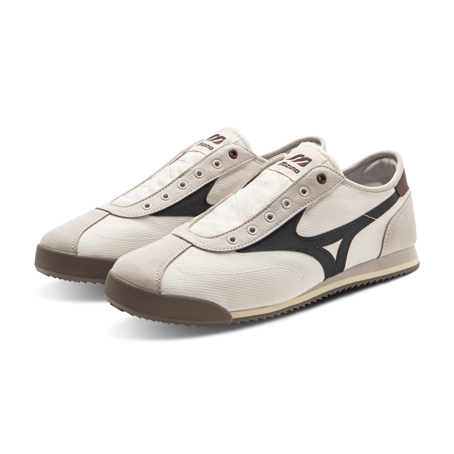 Кроссовки Mizuno LG 60S Устойчивая к истиранию Низкая Повседневная Обувь Унисекс Белая - изображение 3